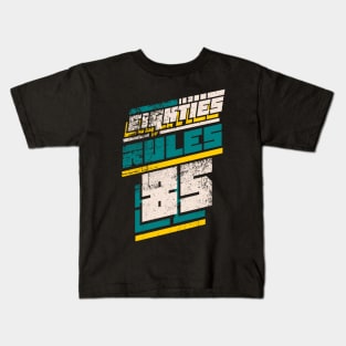 Eighties Rules distressed Kids T-Shirt